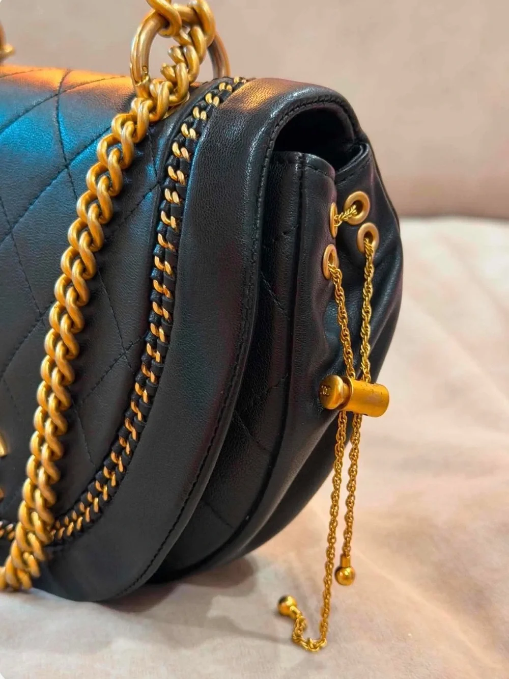 Chanel Coco Curve Saddle Bag